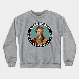 Poet Lord Byron Crewneck Sweatshirt